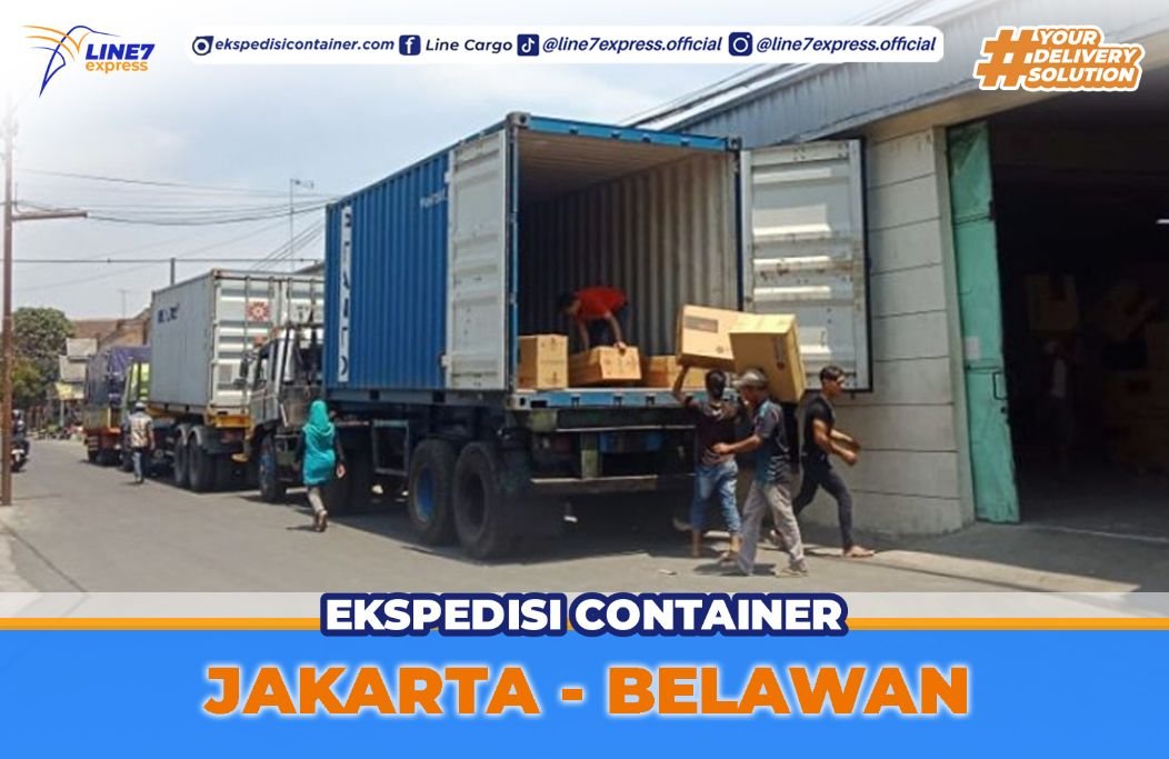 Ekspedisi Container Jakarta Belawan 20 Ft & 40 Ft Line7 Container