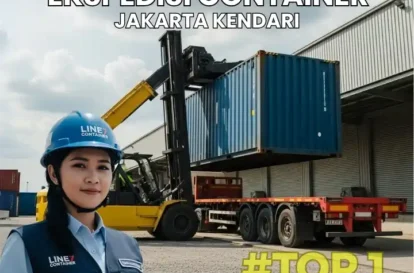Ekspedisi container Jakarta Kendari layanan FCL via jalur laut