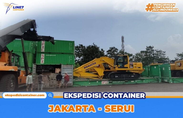 tarif pengiriman container jakarta serui
