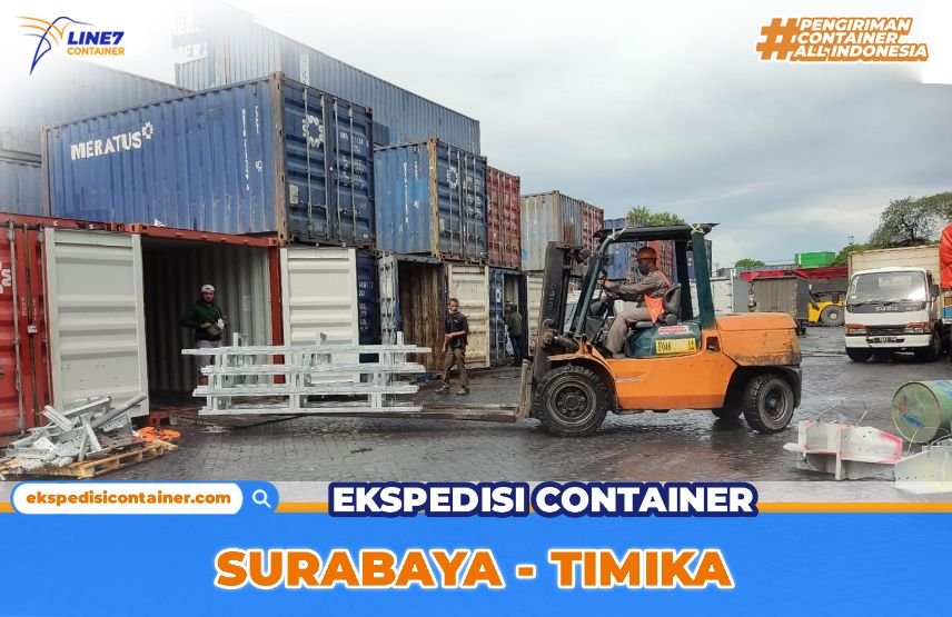 Ekspedisi Container Surabaya Timika