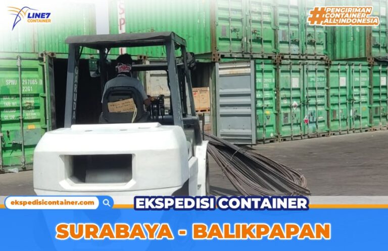 Tarif Pengiriman Container Surabaya Balikpapan
