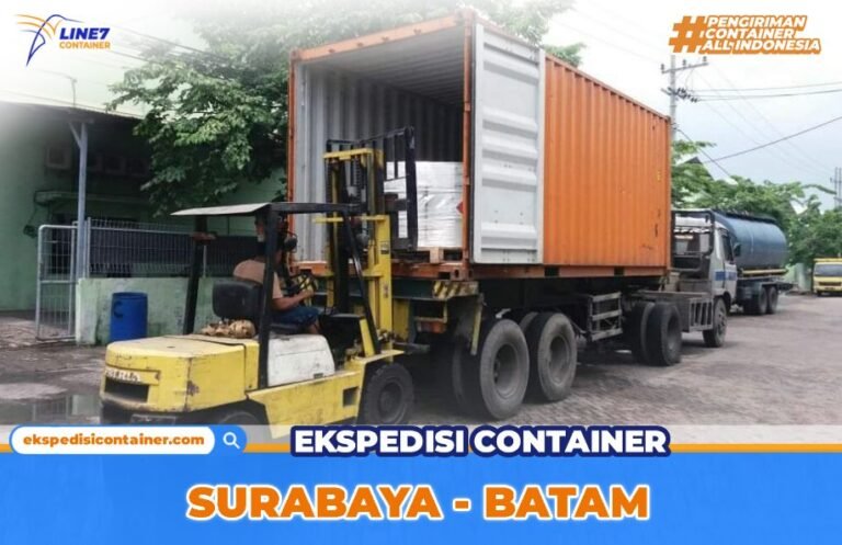 Tarif Pengiriman Container Surabaya Batam 20 Ft & 40 Ft Line7 Container