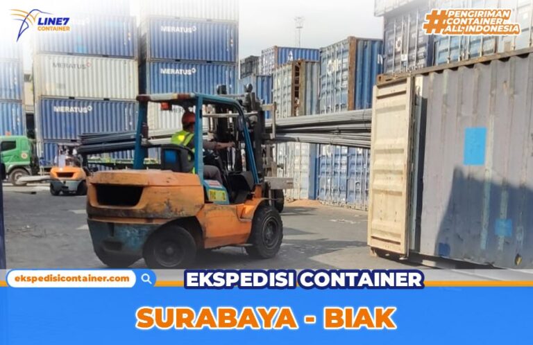 Tarif Pengiriman Container Surabaya Biak