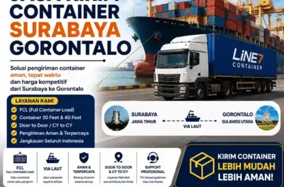 Jasa Kirim Container Surabaya Gorontalo via Laut