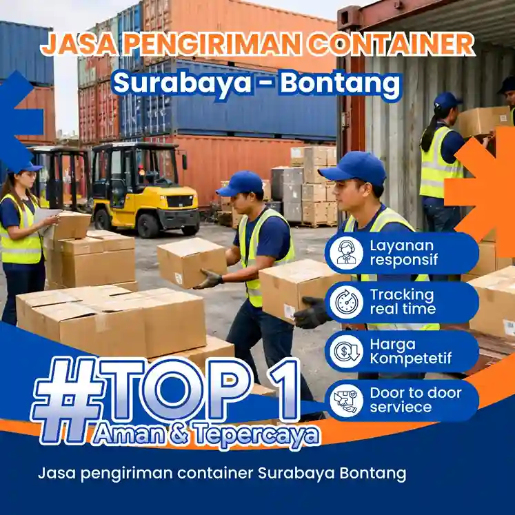 Jasa Pengiriman Container Surabaya Bontang