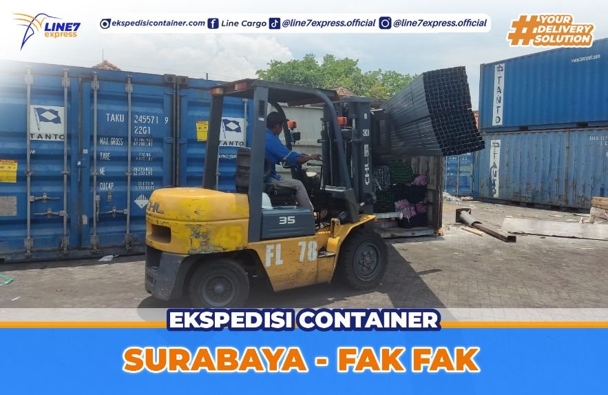 Jasa Pengiriman Container Surabaya Fak Fak