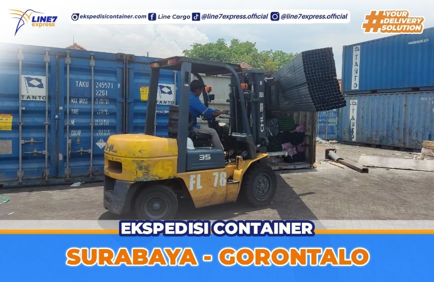 Jasa Kirim Container Surabaya Gorontalo