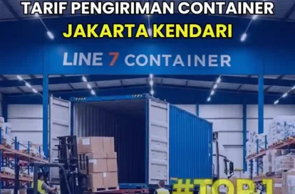 Tarif pengiriman container Jakarta Kendari 2026 FCL 20 feet dan 40 feet
