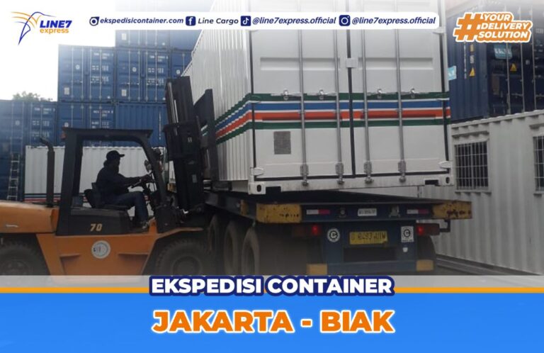 Harga Pengiriman Container Jakarta Biak