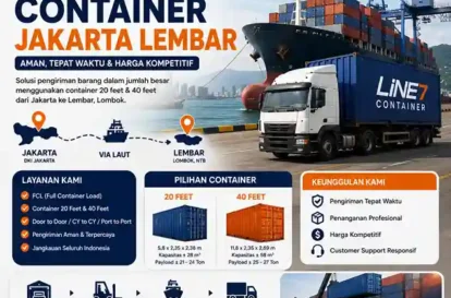 Jasa Pengiriman Container Jakarta Lembar