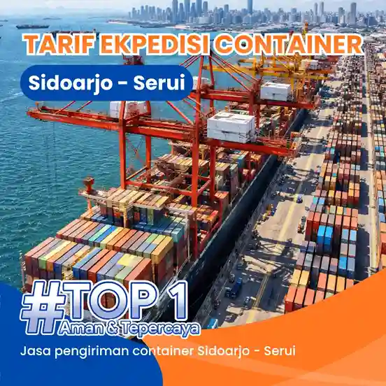 Ekspedisi Container Sidoarjo Serui