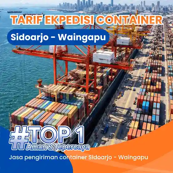 Ekspedisi Container Sidoarjo Waingapu