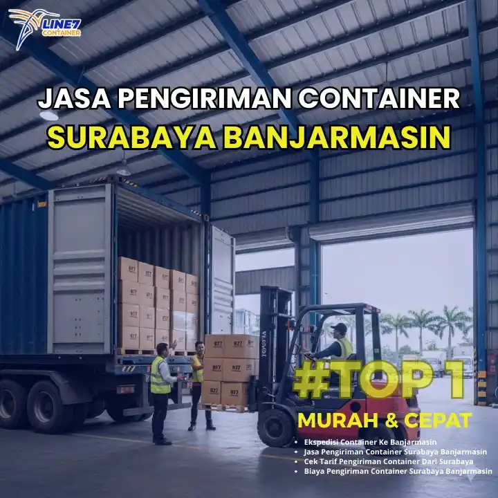 Jasa Pengiriman Container Surabaya Banjarmasin
