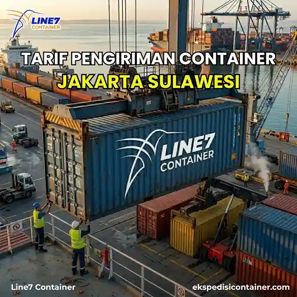 Tarif pengiriman container dari Jakarta ke Sulawesi oleh Line7 Container