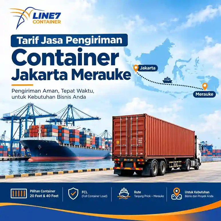 Jasa Pengiriman Container Jakarta Merauke