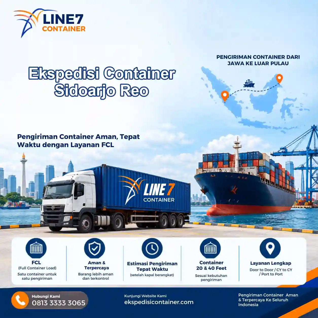 Layanan Ekspedisi Container Sidoarjo Reo