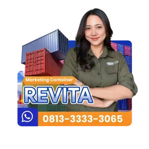Kontak Marketing Revita Line7 Container untuk info tarif pengiriman container Jakarta
