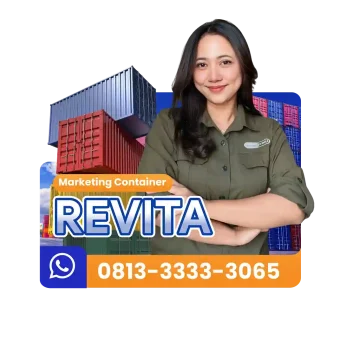 Kontak Marketing Revita Line7 Container untuk info tarif pengiriman container Jakarta